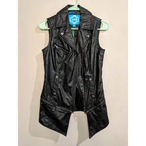 Faux Leather Vest